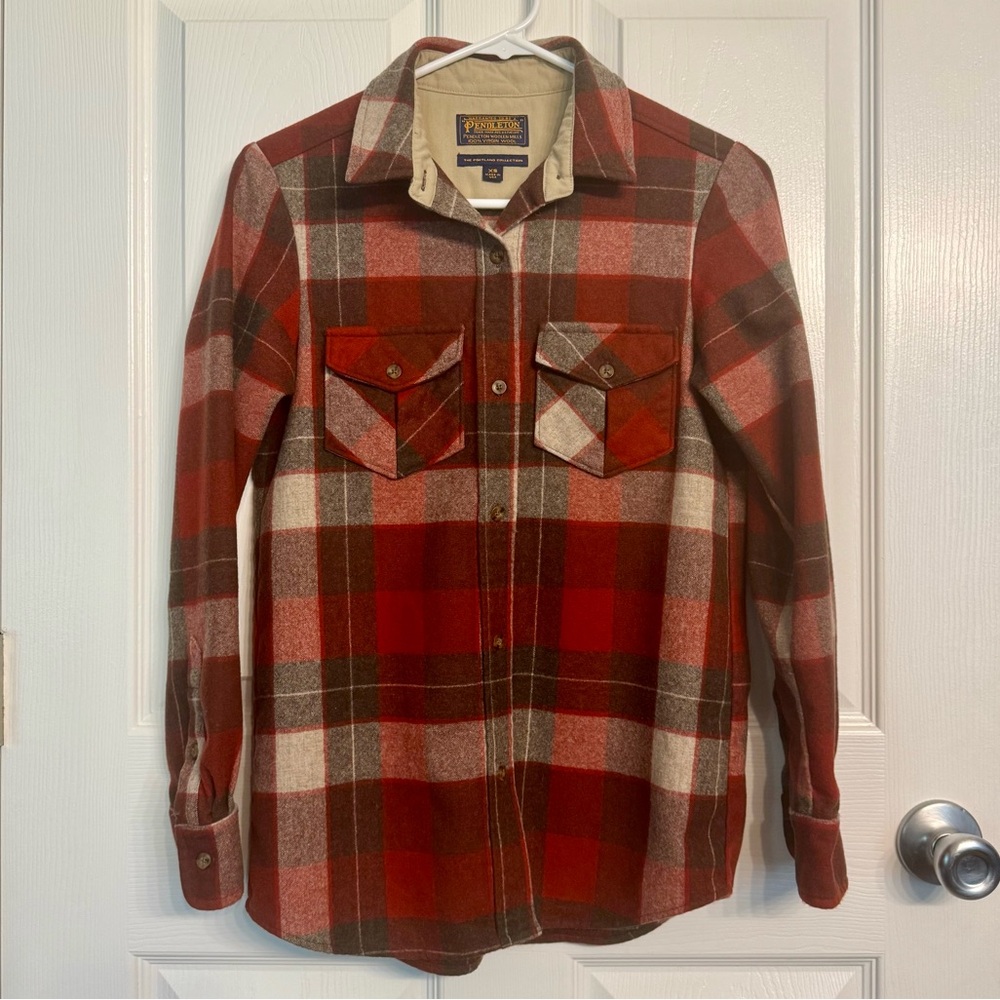 Gently Used Pendleton, The Portland Collection Plaid Shirt  Size XS
